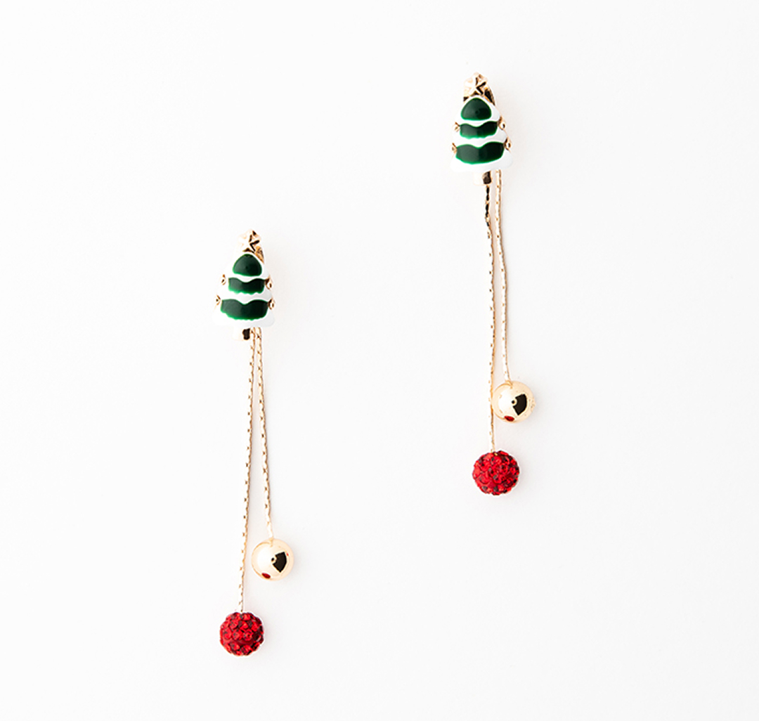 Серьги Мармалато, цвет Золото-зеленый-мультиколор #1