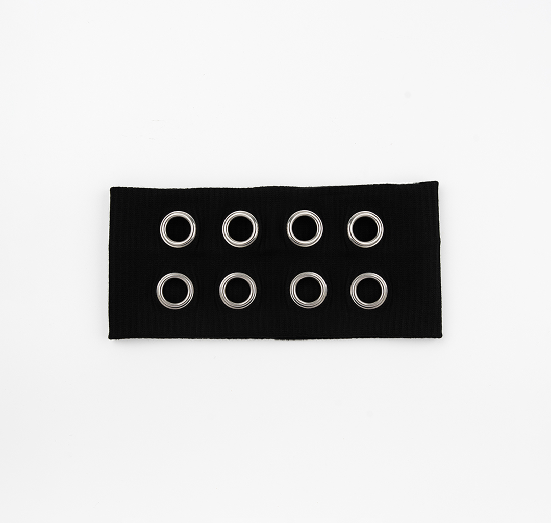 Повязка для волос Мармалато, цвет черный-серебро #4