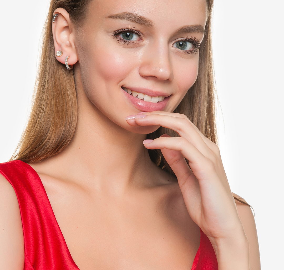 Набор серег (6 пар) металл-полиуретан Мармалато, цвет черный-белое серебро-золото #3