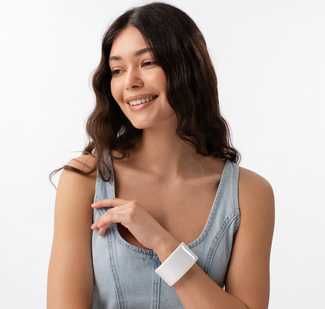 Браслет Мармалато, цвет белый #2