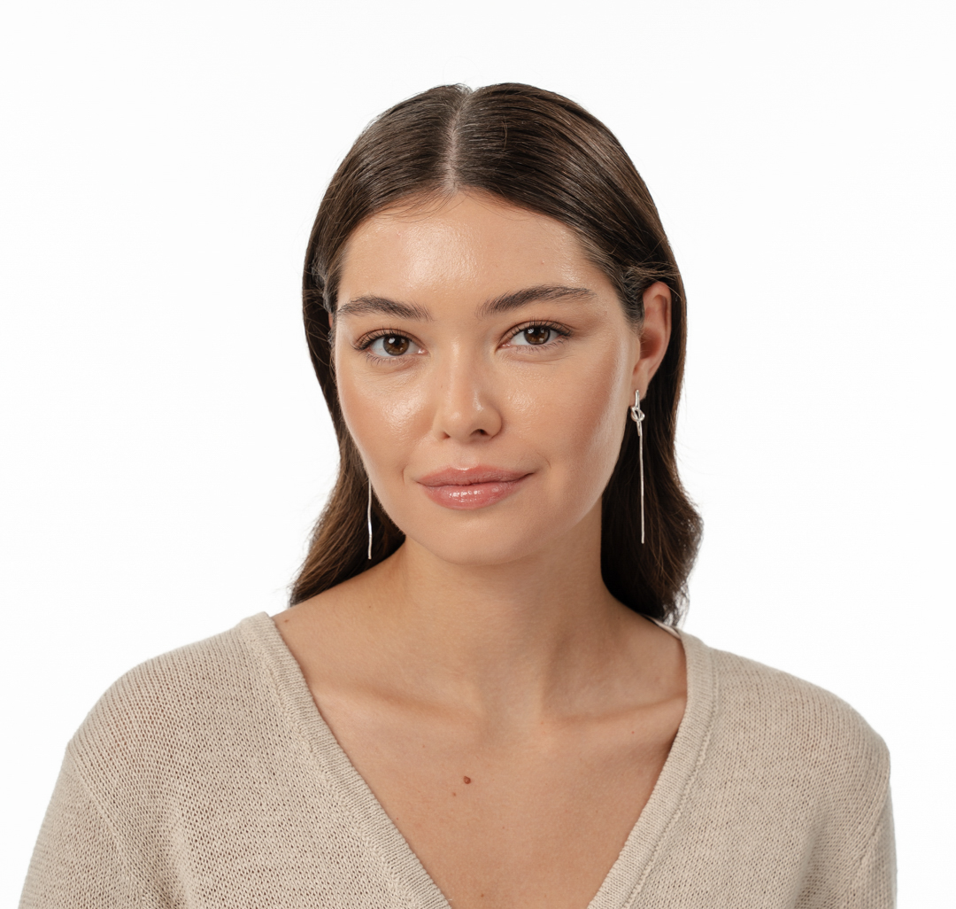 Серьги Мармалато, цвет белое серебро #4