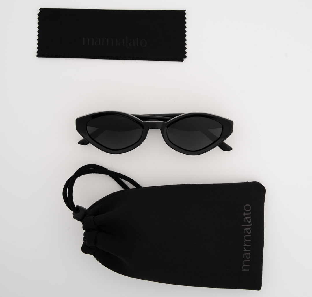 Очки с чехлом Мармалато, цвет черный #7