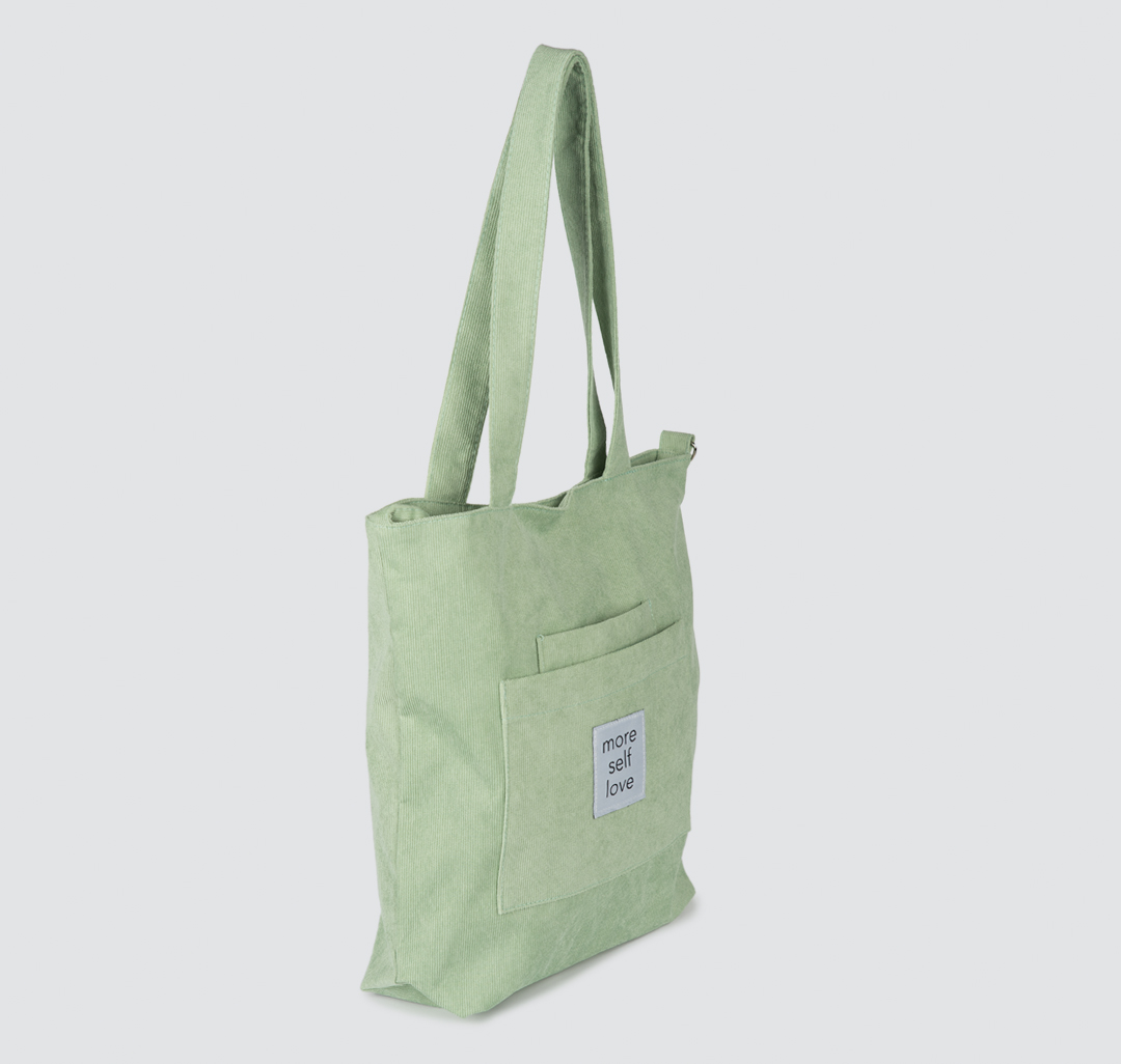 Текстильная женская сумка-шоппер Мармалато, цвет Мятный #5