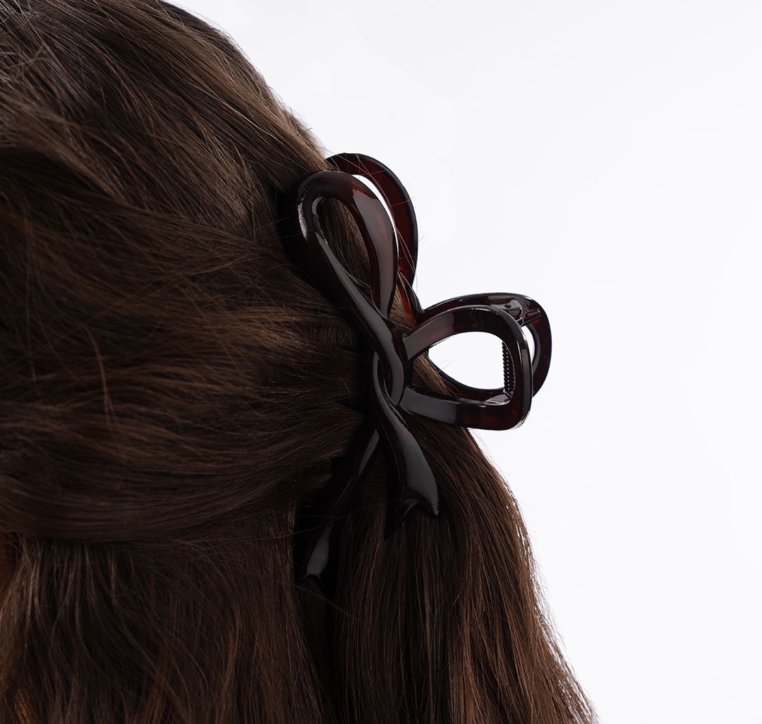 Заколка-краб Мармалато, цвет Темно-винный #5