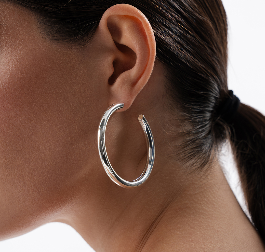 Серьги Мармалато, цвет Белое серебро #5