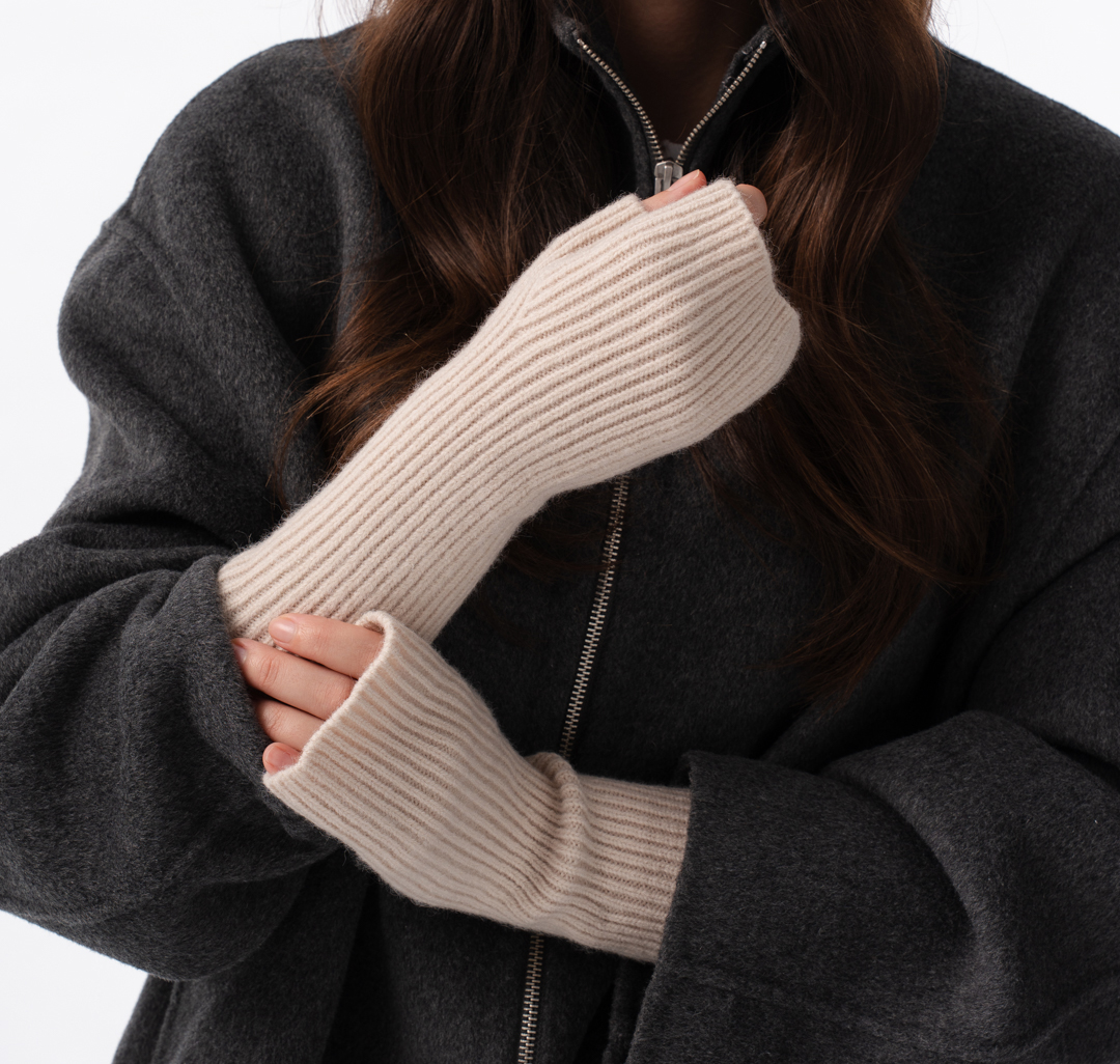 Митенки Мармалато, цвет светло-бежевый #5