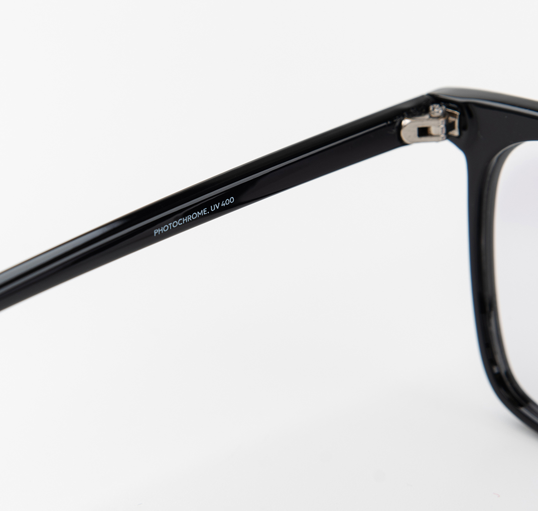 Очки с чехлом Мармалато, цвет прозрачный-черный-серебро #7