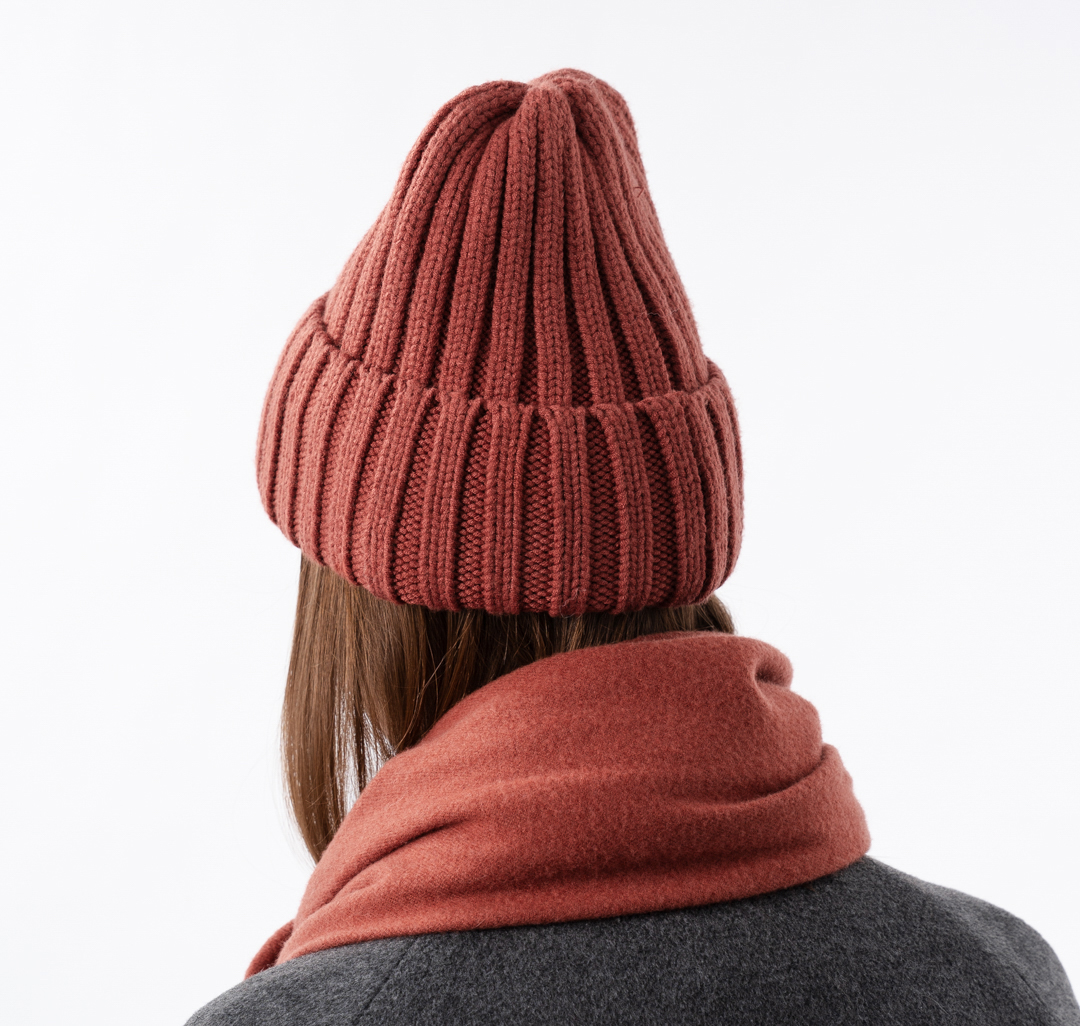 Шапка Мармалато, цвет Терракотовый #3