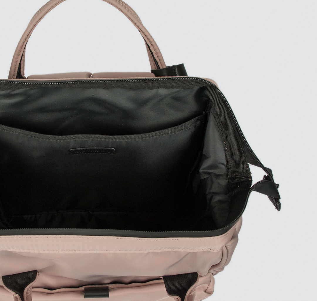 Рюкзак женский текстильный для девочки Мармалато, цвет Серо-бежевый-черный #3
