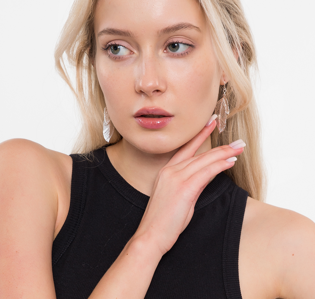 Серьги Мармалато, цвет белое серебро #2