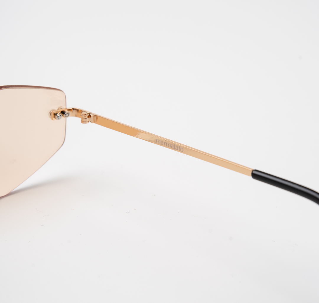 Очки с чехлом Мармалато, цвет бежевый-золото #5