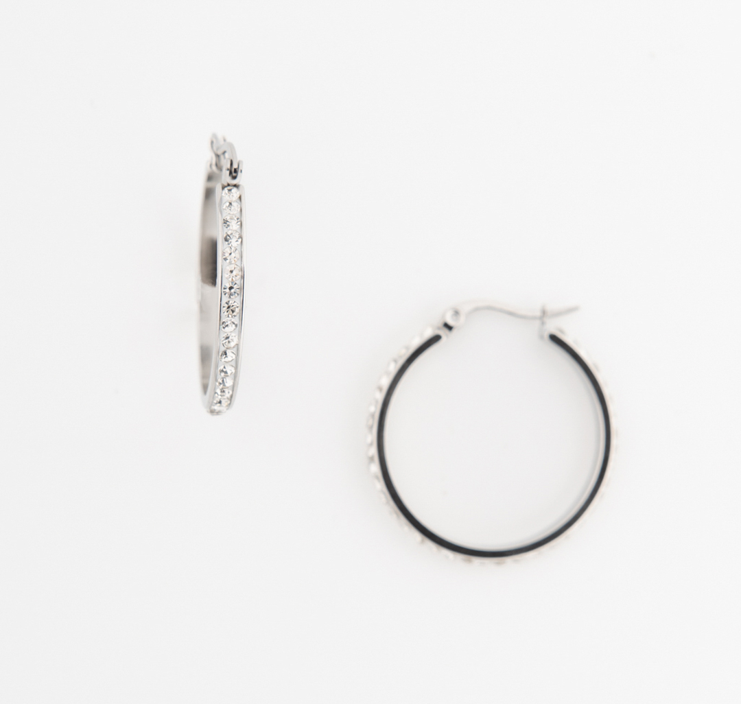 Серьги Мармалато, цвет Серебро-белый-прозрачный #1