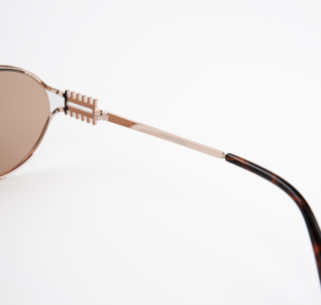Очки с чехлом Мармалато, цвет коричневый-золото #7