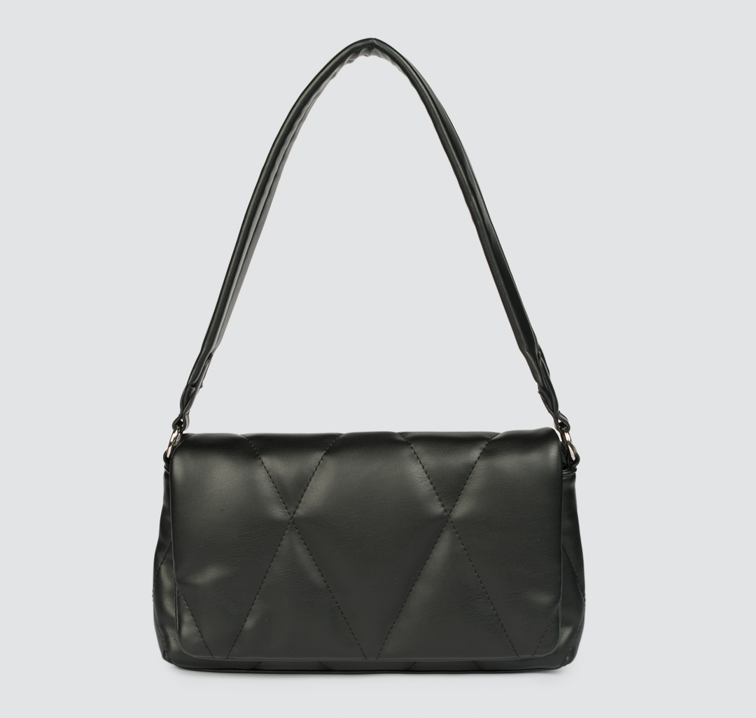 Женская кожаная сумка на плечо Мармалато, цвет Черный #1