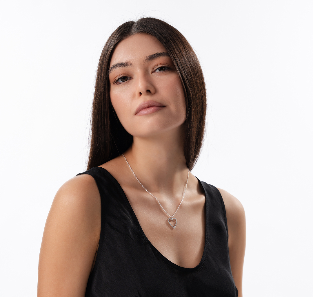 Колье Мармалато, цвет Белое серебро-прозрачный #4