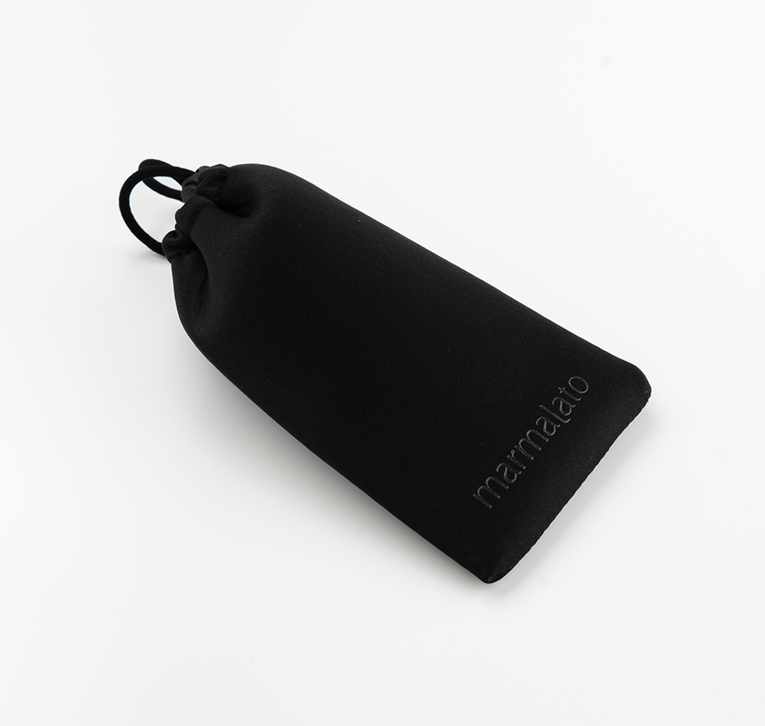 Очки с чехлом Мармалато, цвет черный-винный #8