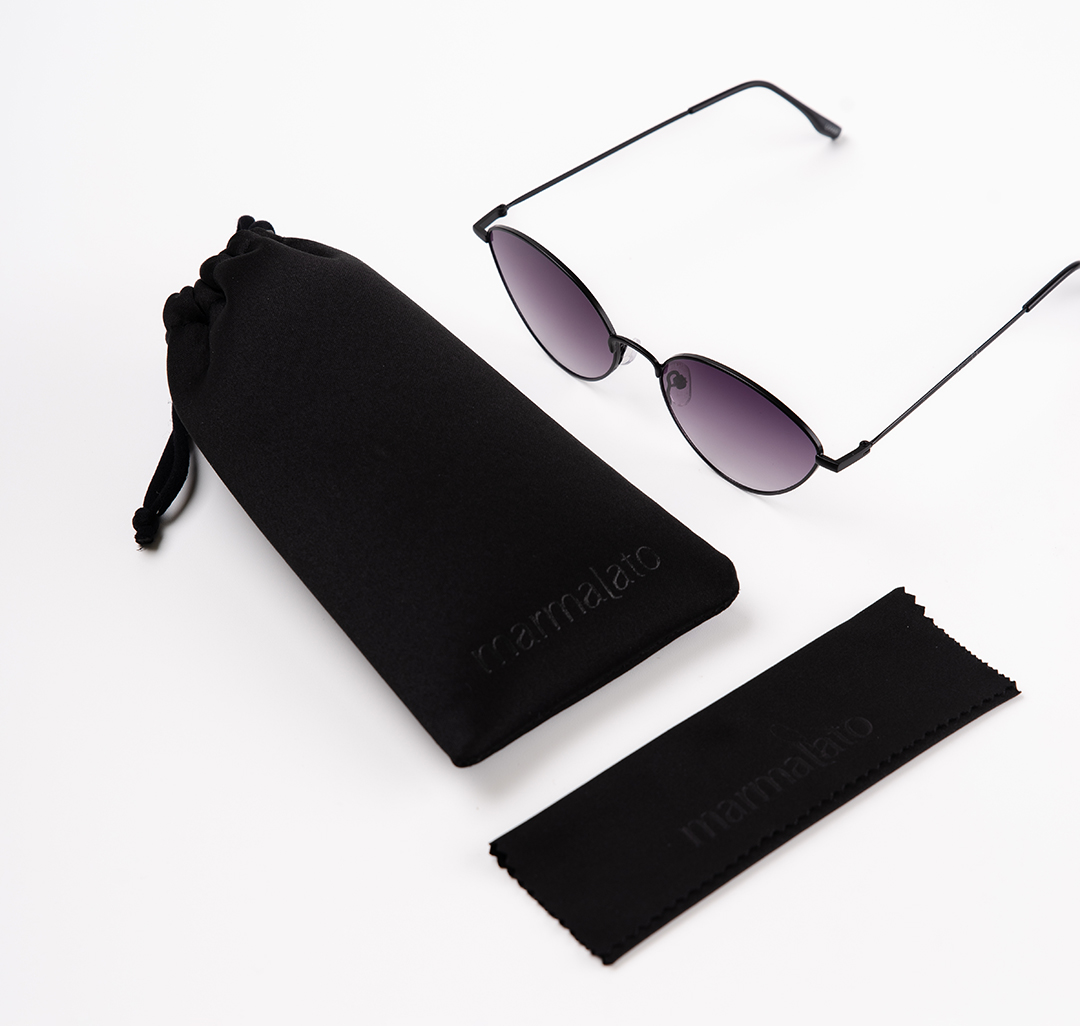 Очки солнцезащитные черные Мармалато, цвет черный #7