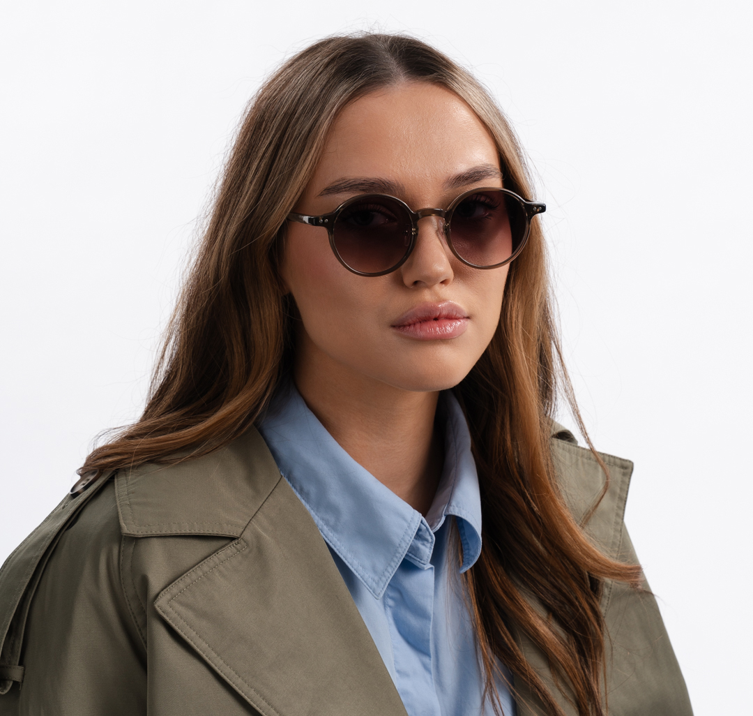 Очки с чехлом Мармалато, цвет Хаки-серебро #2