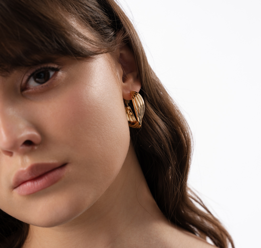 Серьги Мармалато, цвет Золото #4