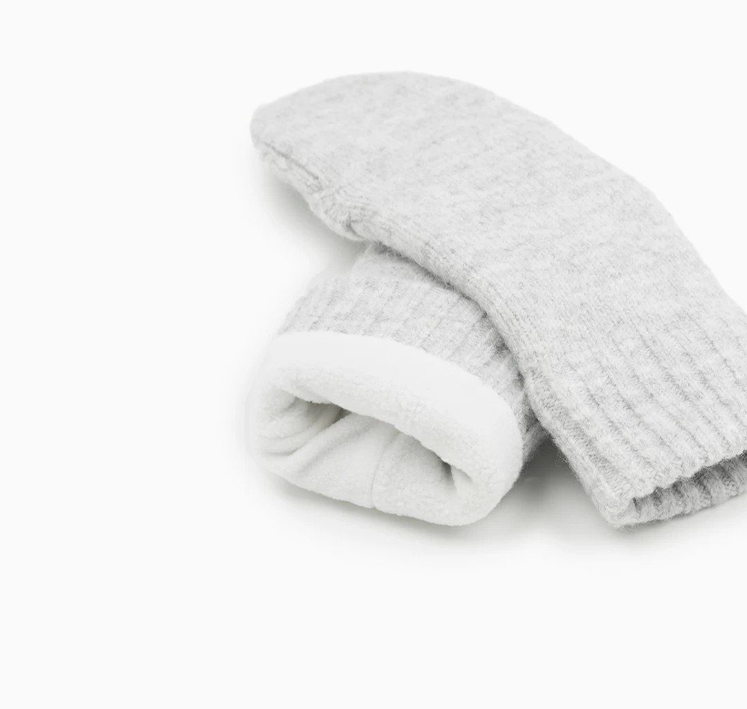 Рукавицы Мармалато, цвет светло-серый #2