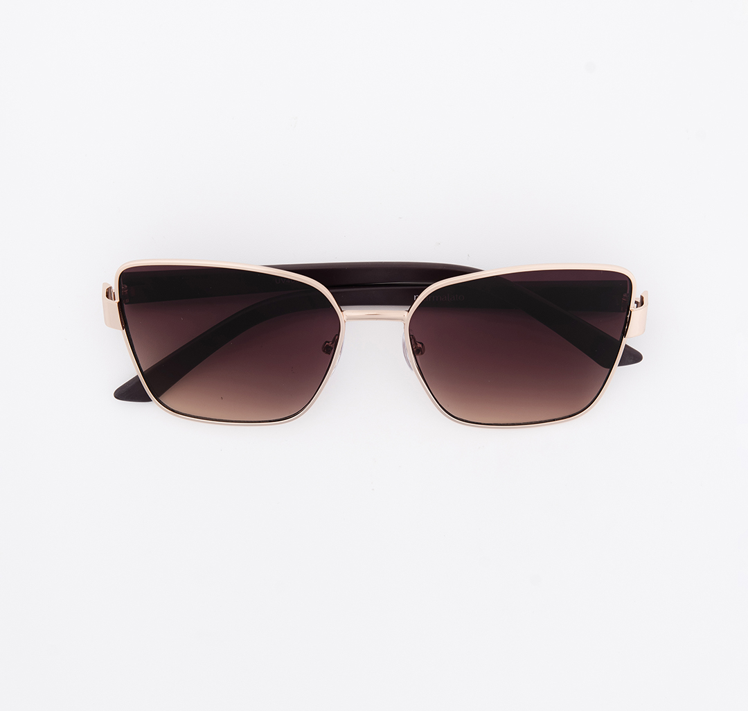 Очки солнцезащитные коричневые-золотые Мармалато, цвет Коричневый-золото #4