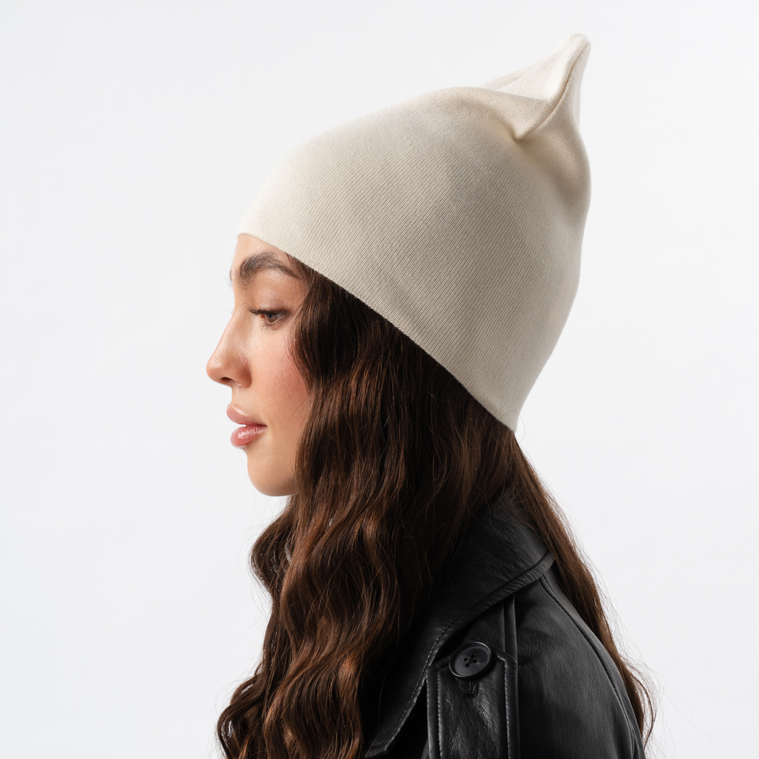 Шапка Мармалато, цвет молочный #2