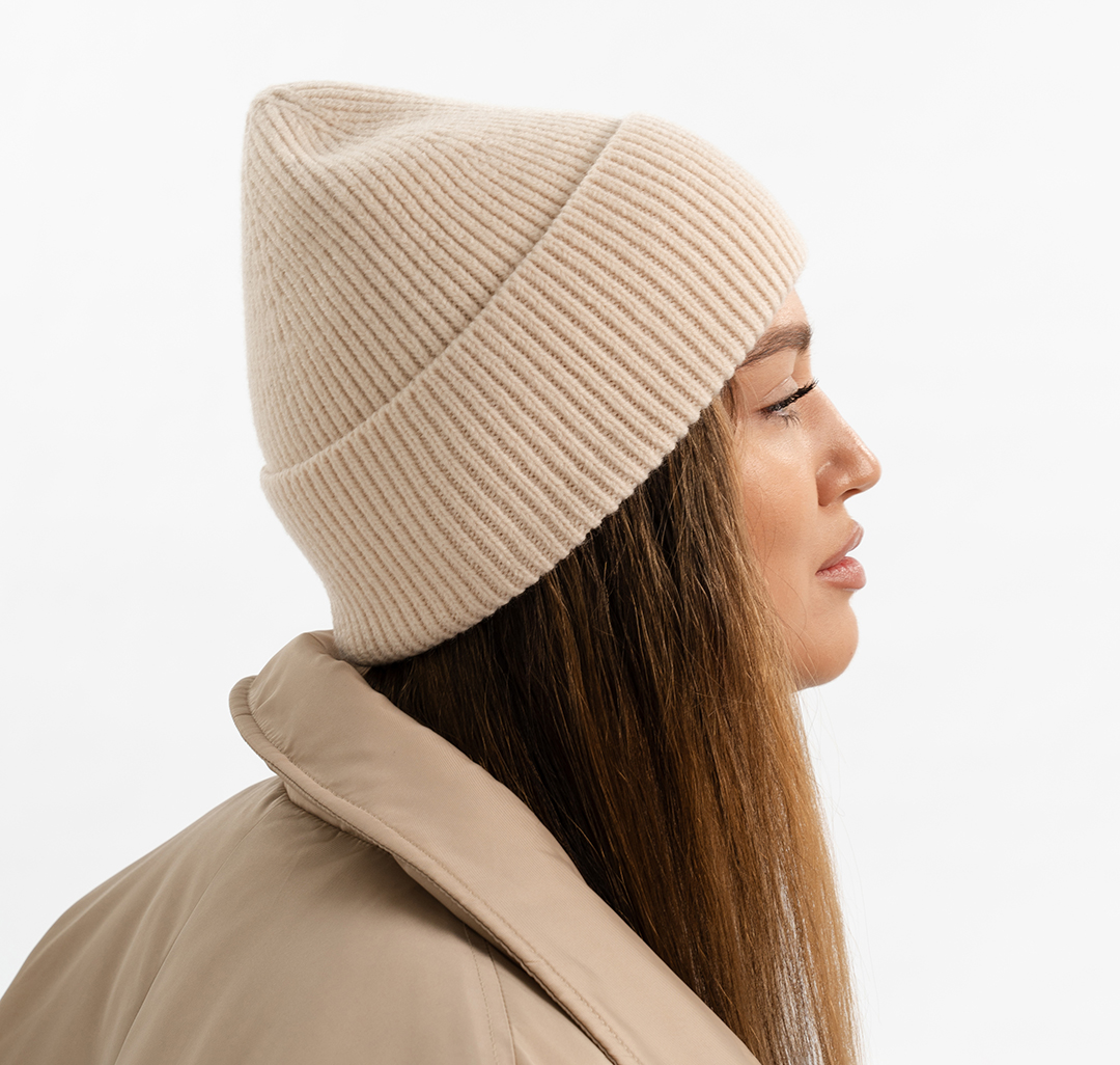 Шапка Мармалато, цвет светло-бежевый #2