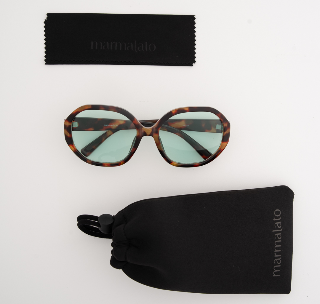 Очки с чехлом Мармалато, цвет коричневый-зеленый-мультиколор #7