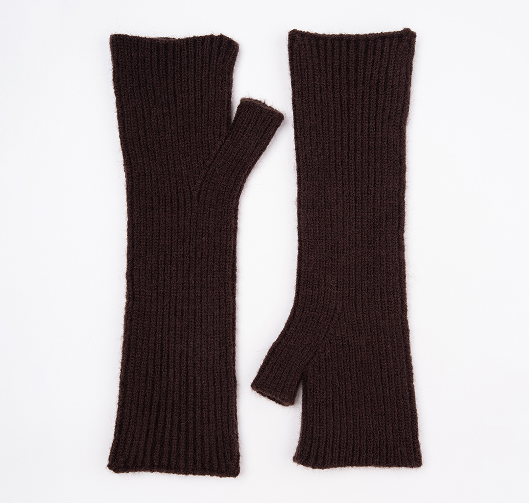 Митенки Мармалато, цвет шоколадный #1