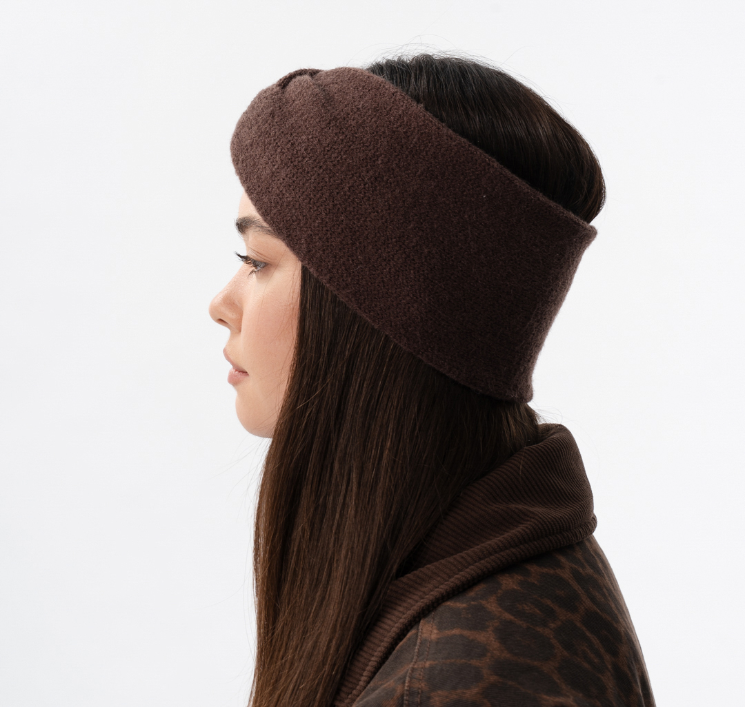 Повязка на голову Мармалато, цвет шоколадный #2