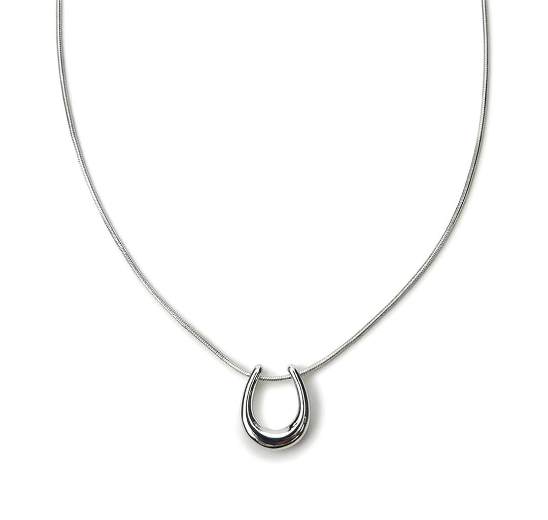 Колье Мармалато, цвет белое серебро #4