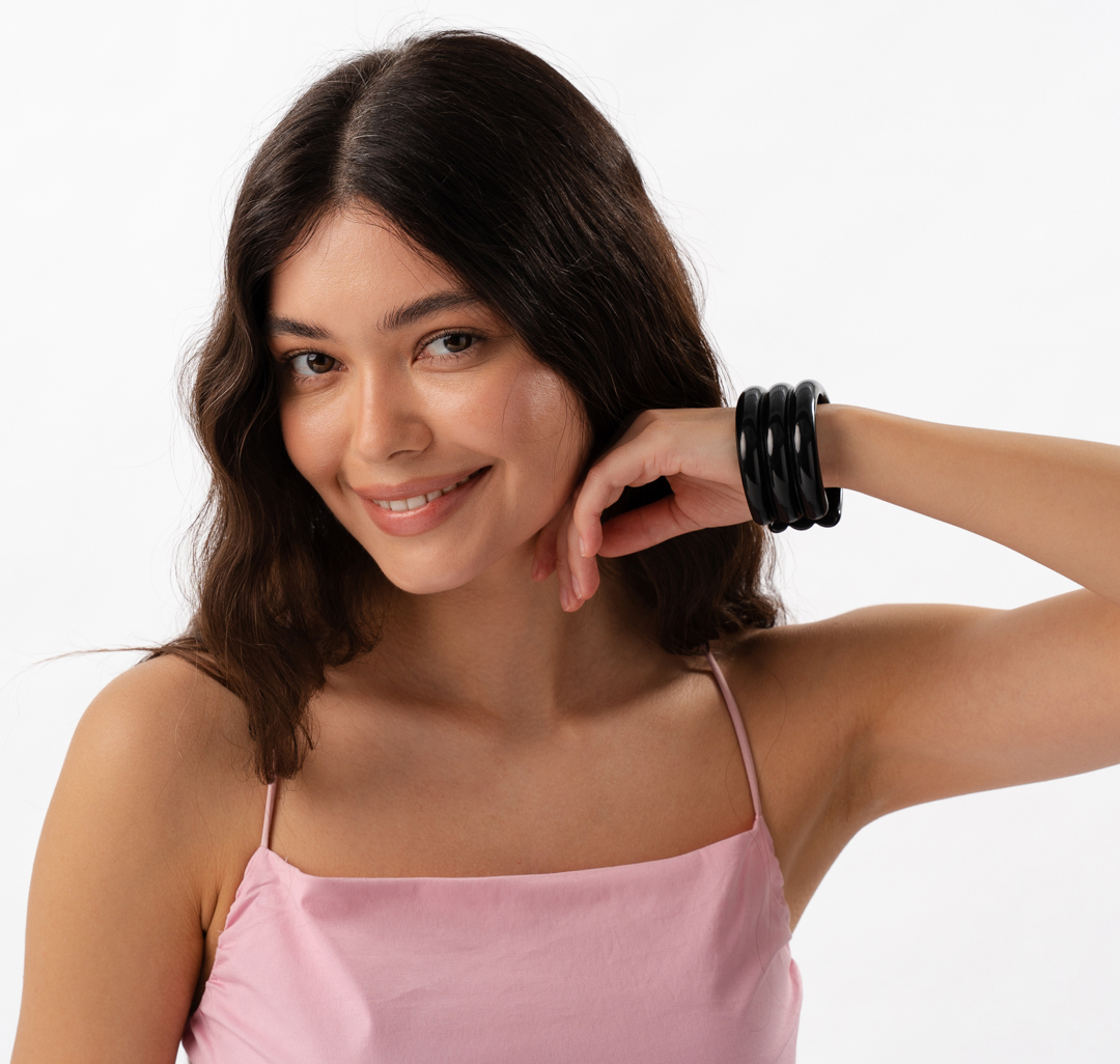 Браслет Мармалато, цвет черный #2