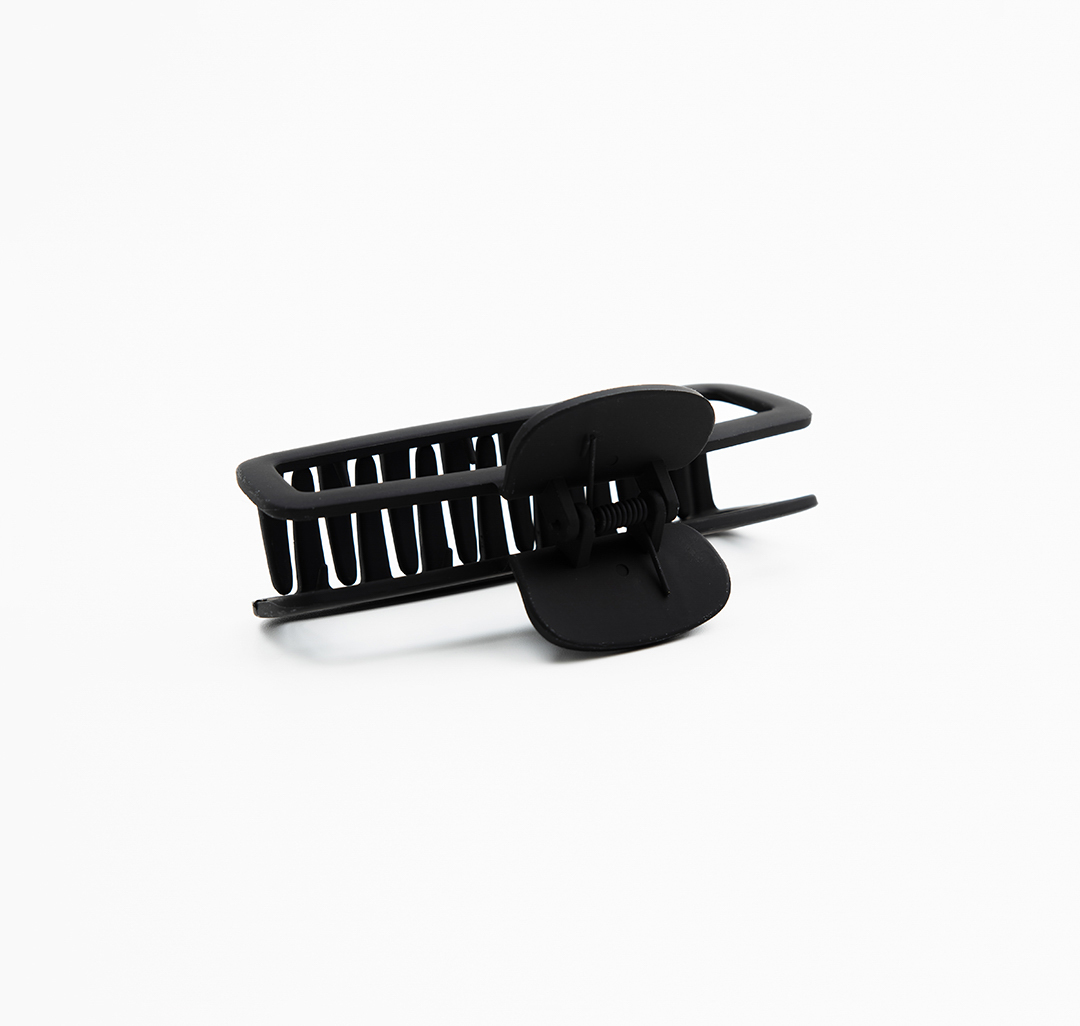 Заколка-краб Мармалато, цвет Матовый черный #3