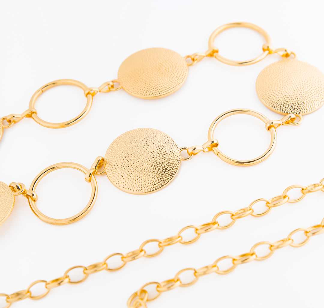 Ремень-цепочка Мармалато, цвет Золото #2