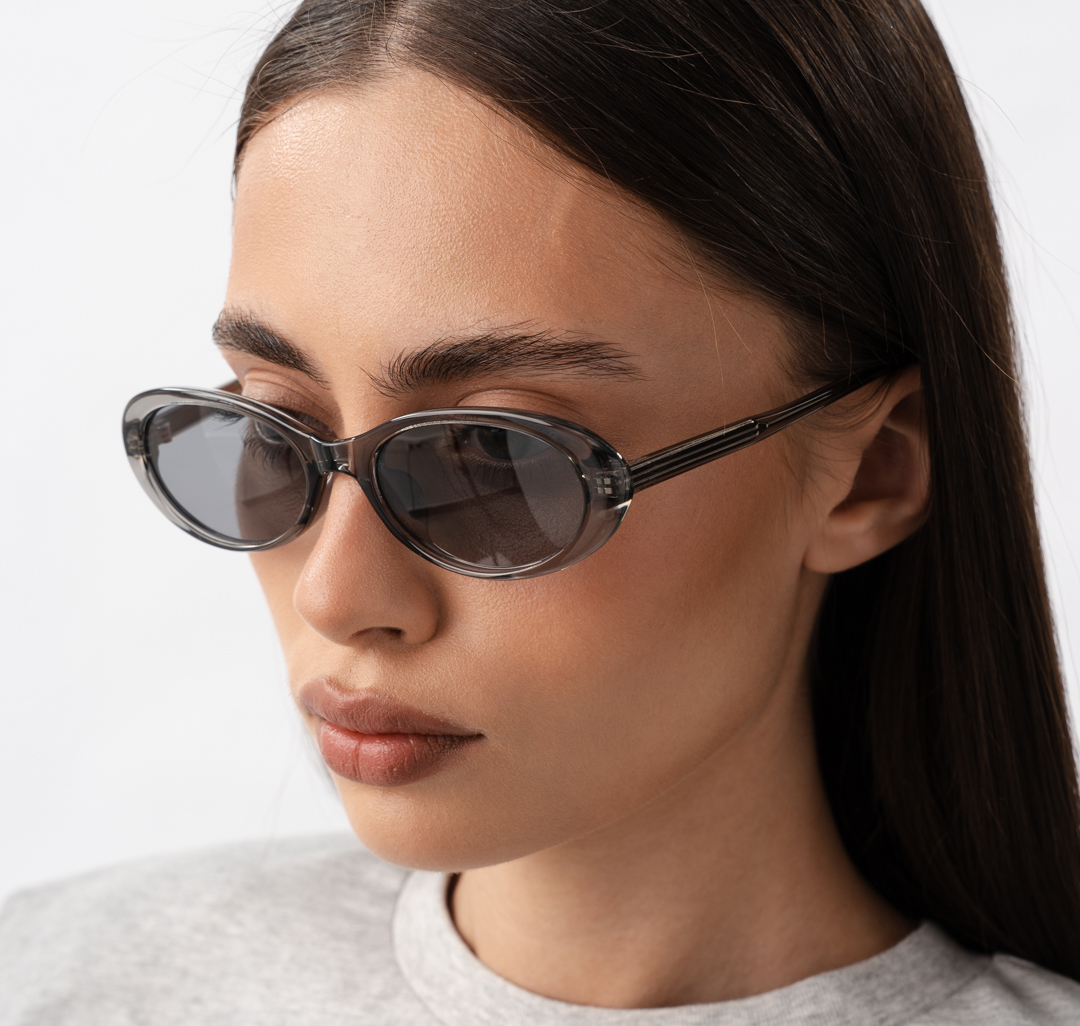 Очки с чехлом Мармалато, цвет серый #1