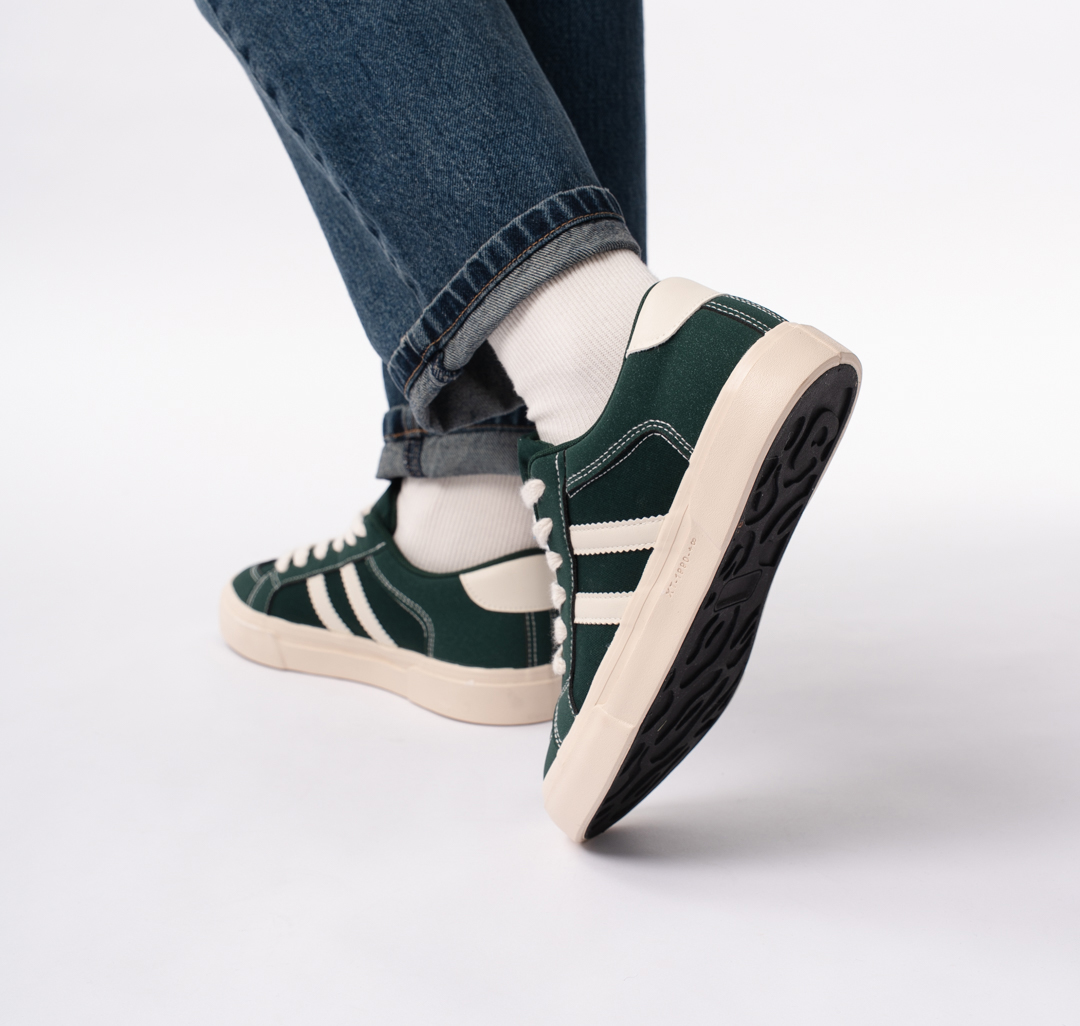 Кеды Мармалато, цвет зеленый-молочный #9