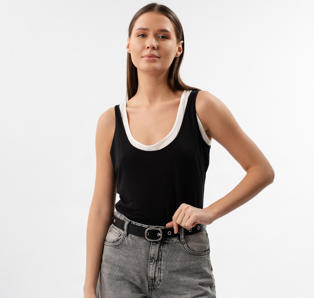 Ремень Мармалато, цвет черный-серебро #3