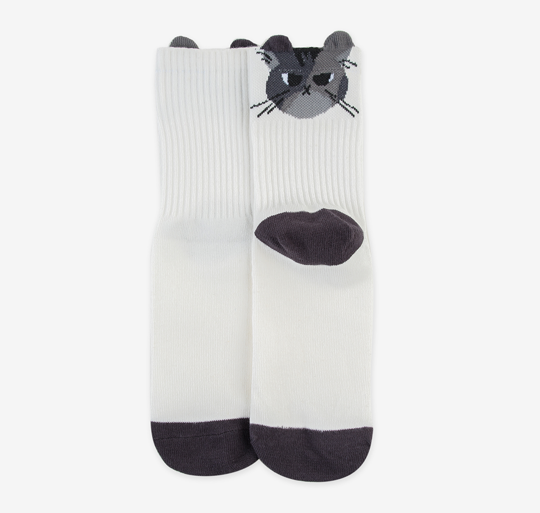 Носки (1 пара) Мармалато, цвет Белый-серый-мультиколор #1
