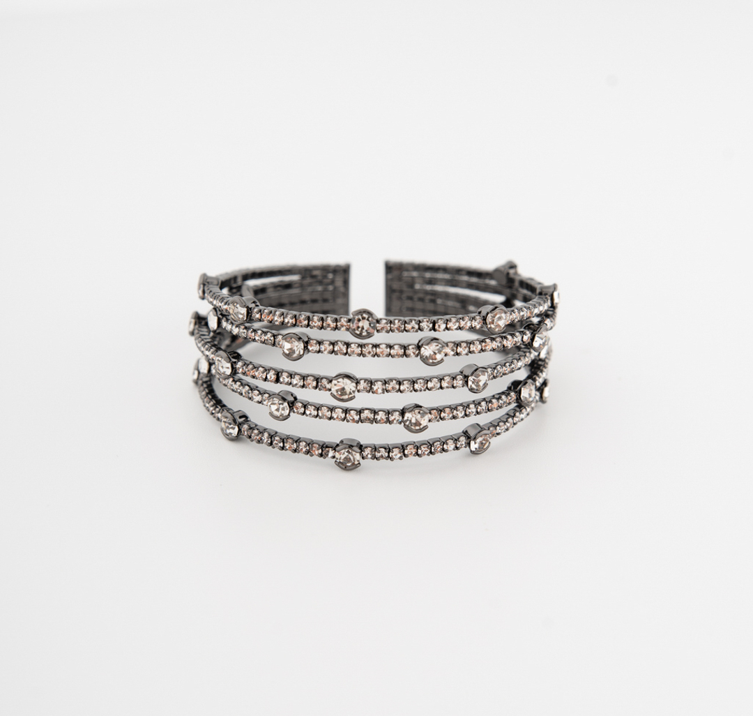 Браслет Мармалато, цвет Черный-прозрачный #1