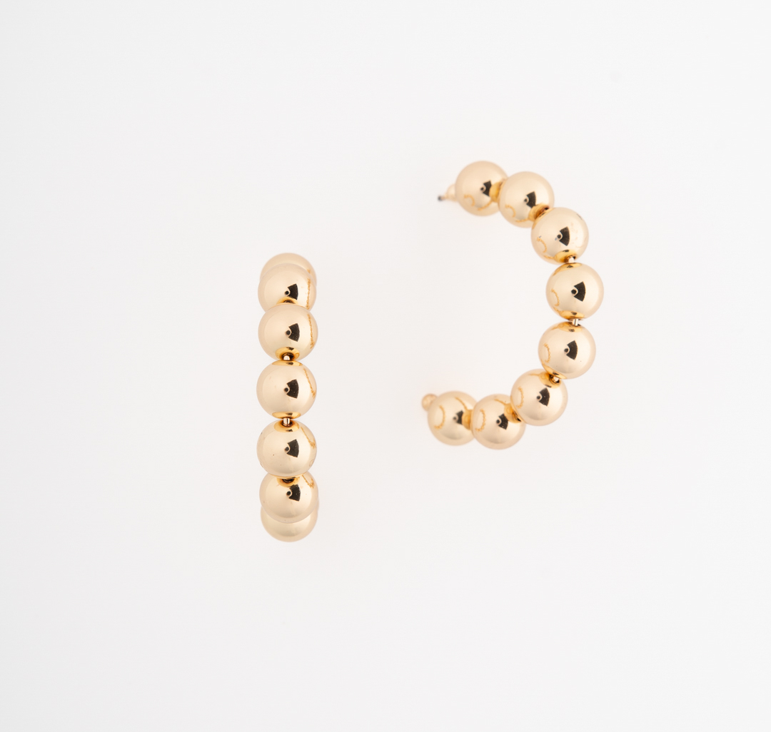 Серьги Мармалато, цвет золото #5