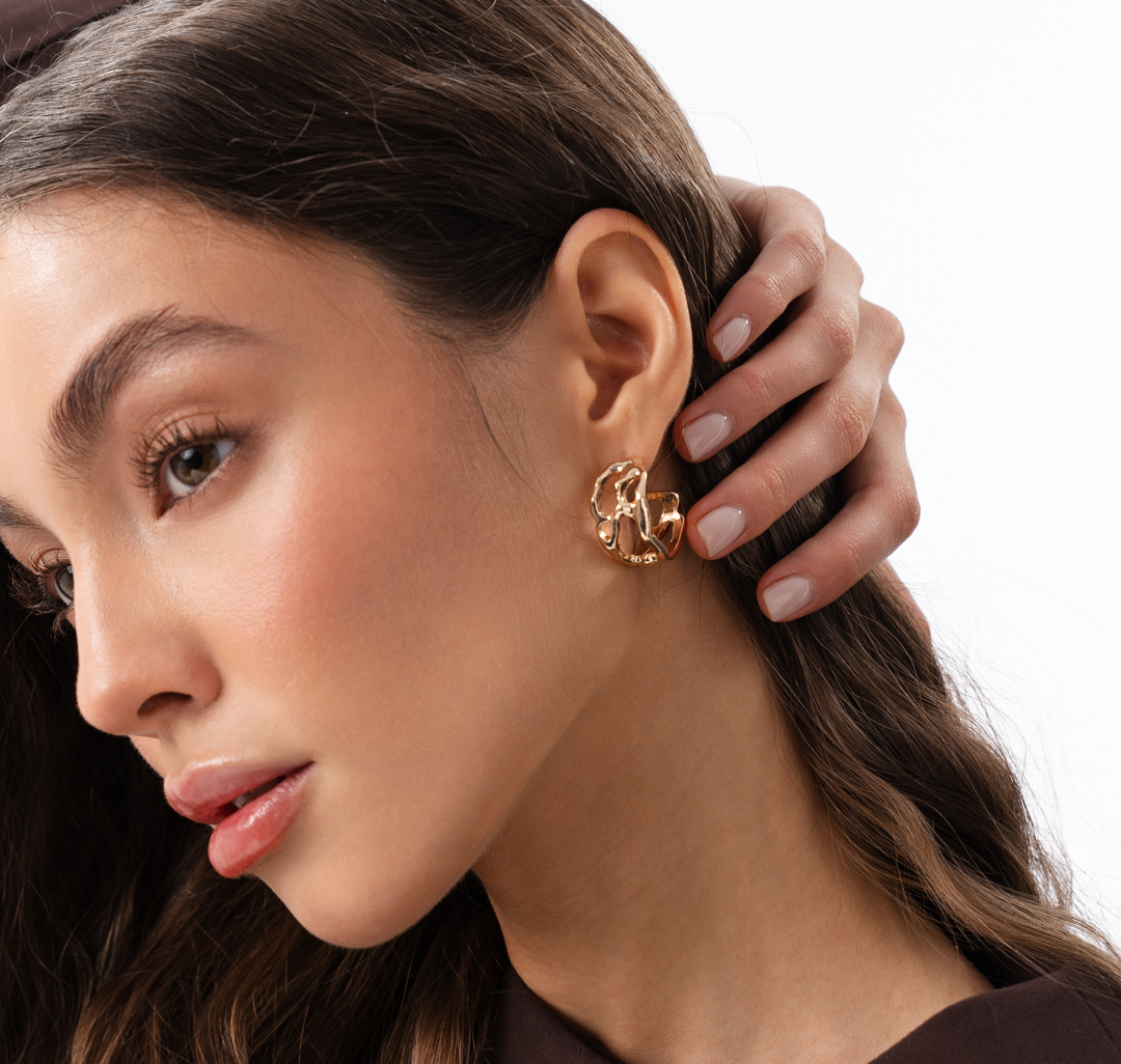 Серьги Мармалато, цвет Золото #4