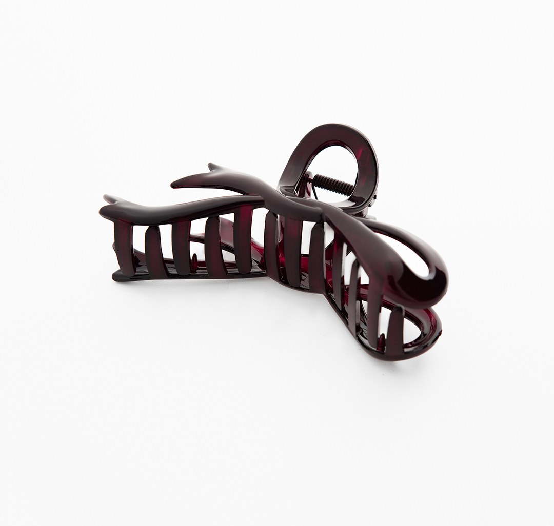 Заколка-краб Мармалато, цвет Темно-винный #2