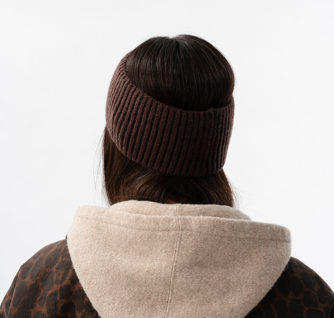 Повязка на голову Мармалато, цвет шоколадный #3