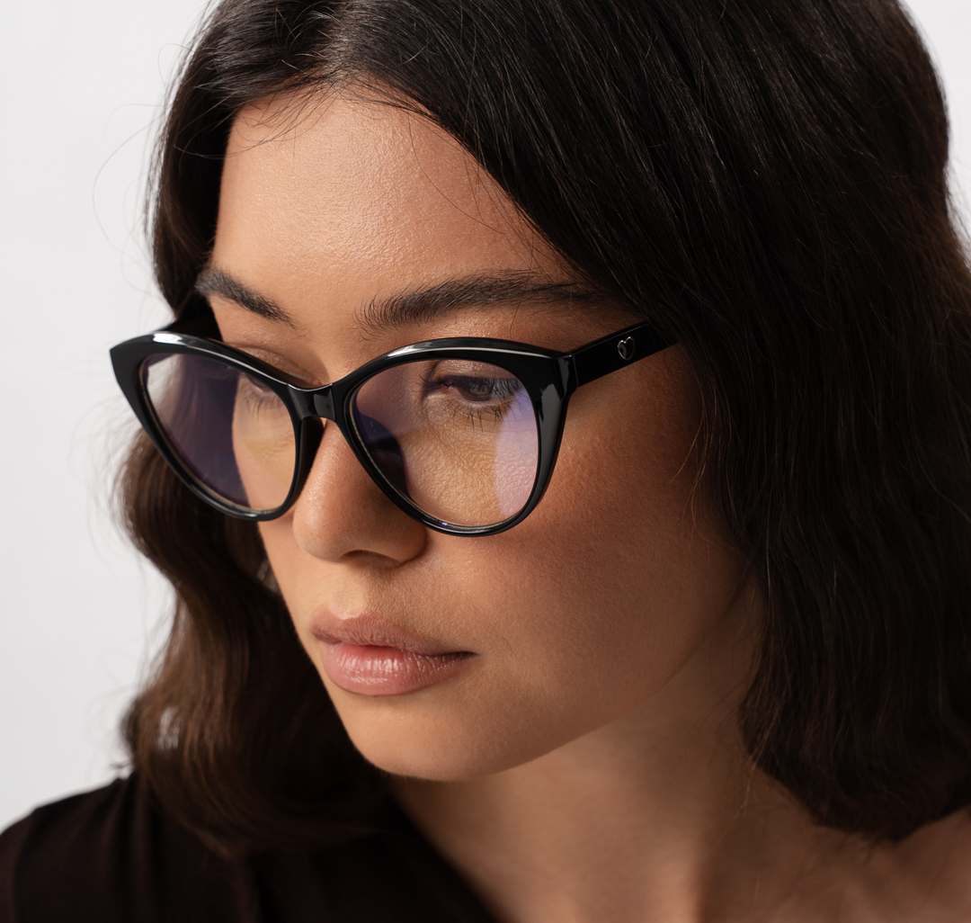 Очки имиджевые прозрачные-черные Мармалато, цвет прозрачный-черный #4