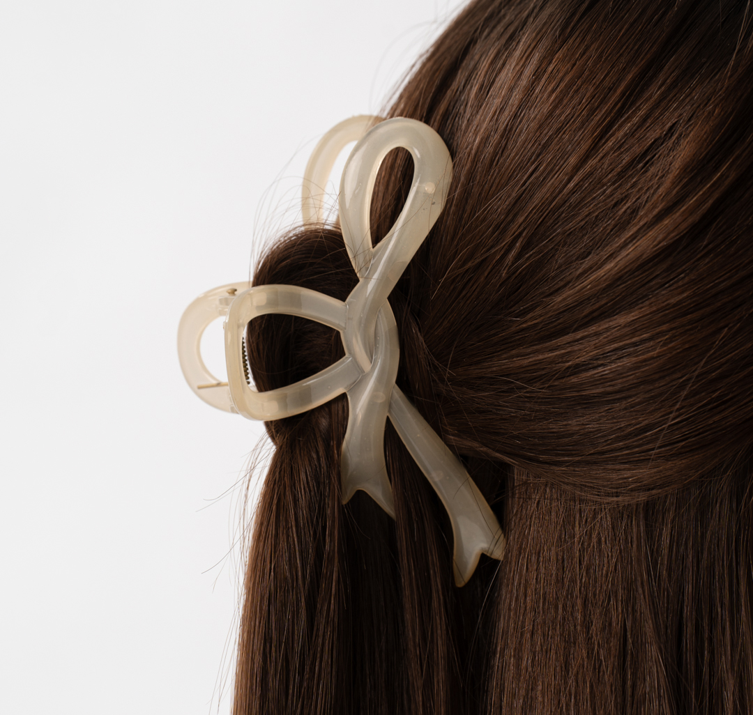 Заколка-краб Мармалато, цвет молочный #2