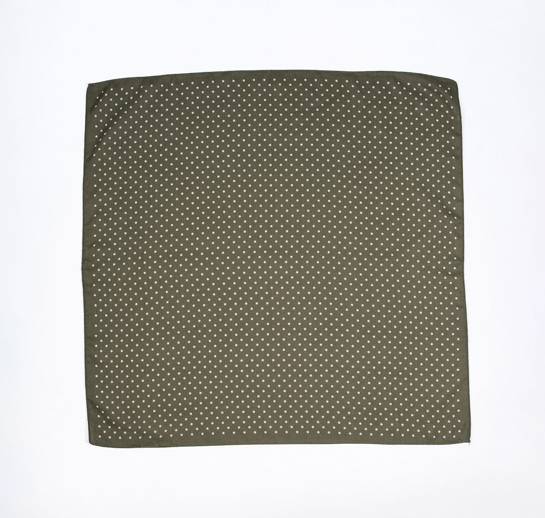 Платок Мармалато, цвет хаки-белый #3