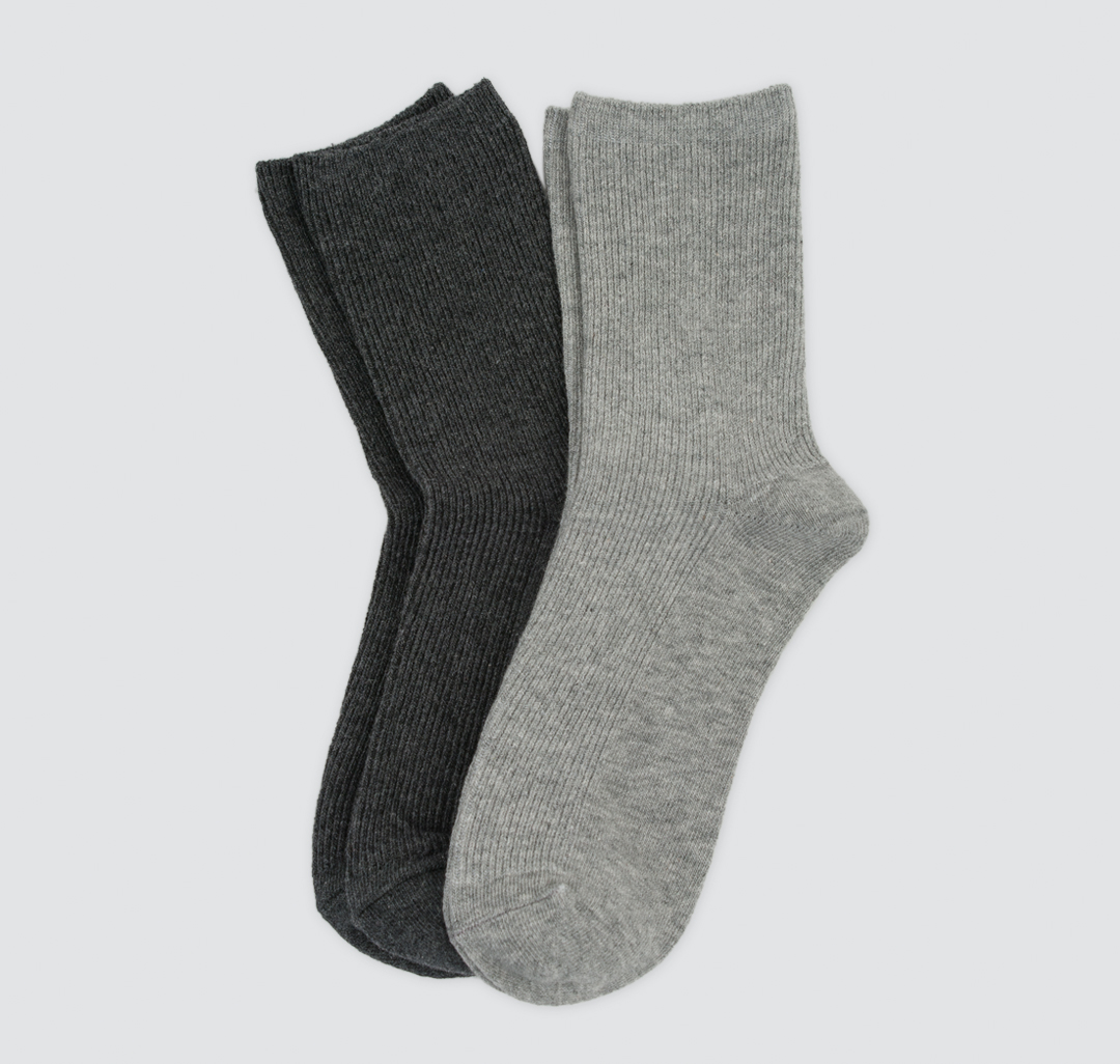 Носки (2шт), цвет -  Серый-светло-серый Мармалато, цвет Серый-светло-серый #1
