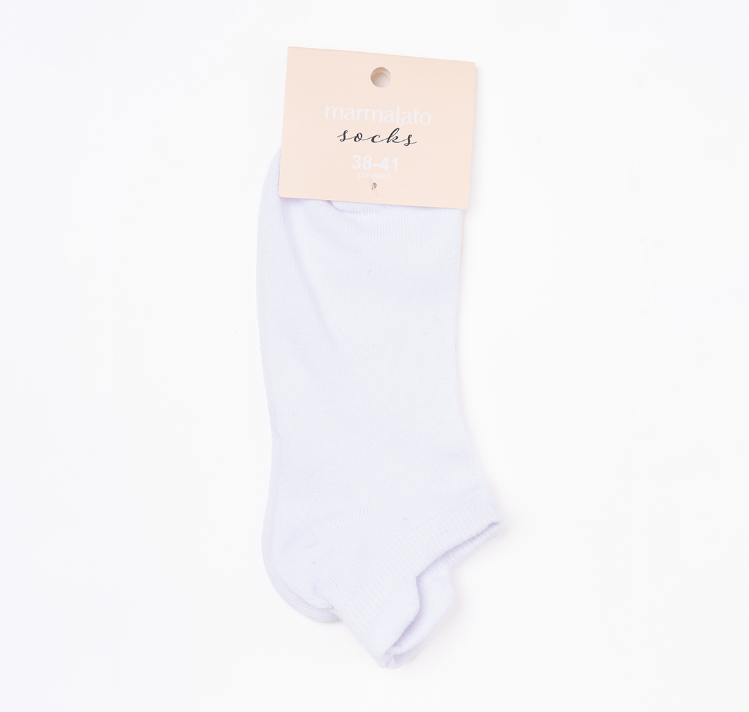 Носки (1 пара) Мармалато, цвет белый-оранжевый-разноцветный #5