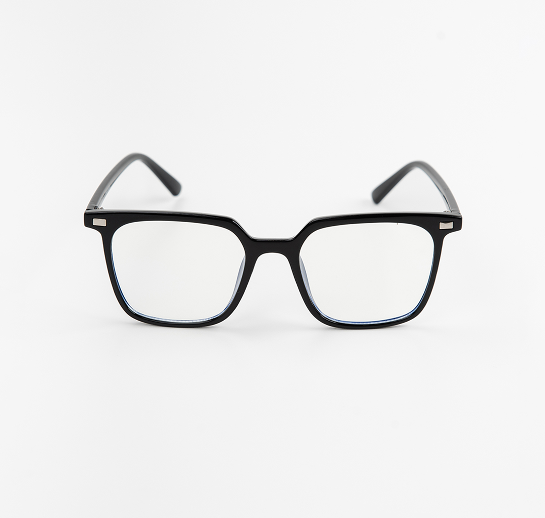 Очки имиджевые прозрачные-черные Мармалато, цвет прозрачный-черный-серебро #3