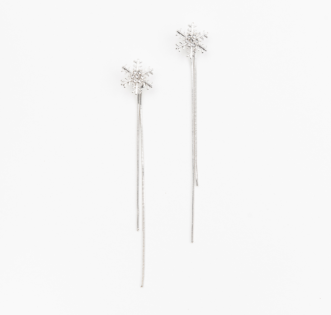 Серьги Мармалато, цвет Белое серебро-прозрачный #1